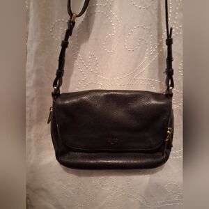 FOSSIL Preston Slingbag Black Leather Crossbody Bag